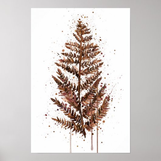 Fern Leaf Poster (Voorkant)