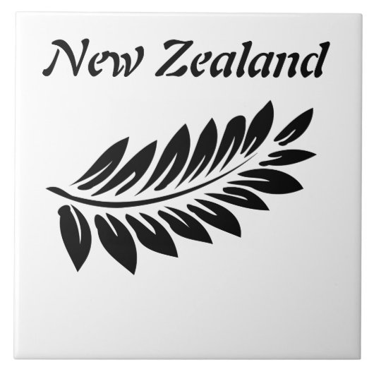 Fern leaf tegeltje (Voorkant)