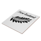 Fern leaf tegeltje (Zijkant)