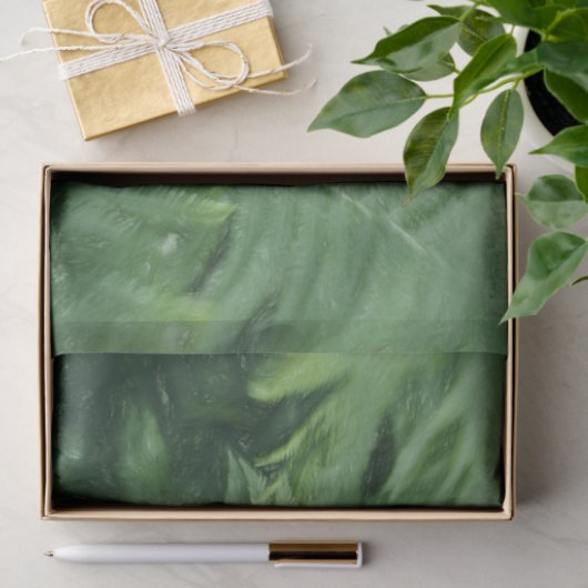 Fern Leaves Botanical Greenery Art Tissuepapier (Geschenk)
