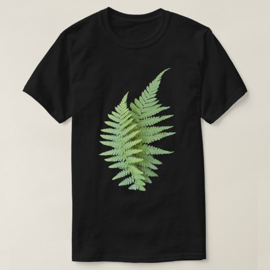 Fern Leaves Botanische Kunst voor Lente en Herfst  T-shirt (Design voorkant)