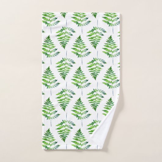 Fern Leaves Pattern Bad Handdoek (Handdoek)