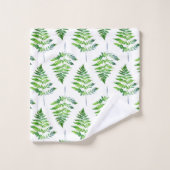 Fern Leaves Pattern Bad Handdoek (Wasdoekje)
