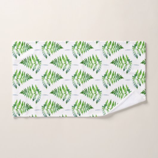 Fern Leaves Pattern Bad Handdoek (Handdoek)