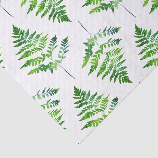 Fern Leaves Pattern Tissuepapier (Detail)