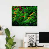 Fern Leaves Print (Thuiskantoor)