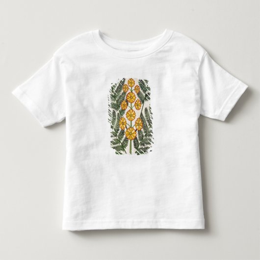 Fern met gele bloemen kinder shirts (Voorkant)