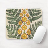 Fern met gele bloemen muismat (Met muis)