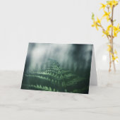 Fern Natuur Foto Kaart (Gele Bloem)