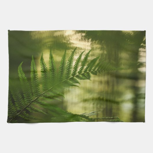 Fern Natuur Foto Theedoek (Horizontaal)