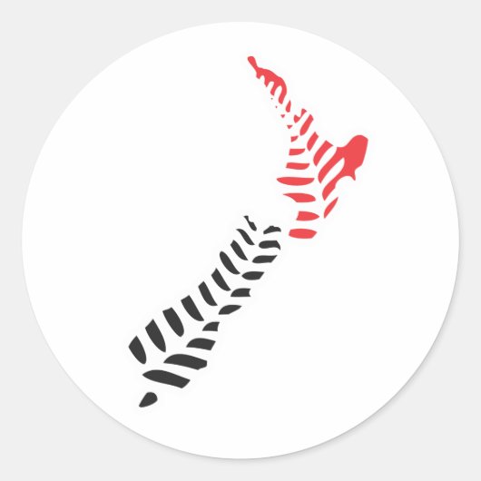 Fern NZ 5 Sticker (Voorkant)