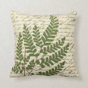 Fern on Script Pillow 1 Kussen