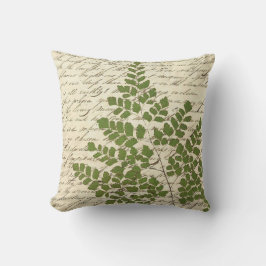 Fern on Script Pillow 2 Kussen