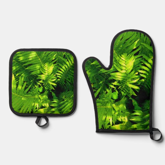 Fern Ovenwant & Pannenlap Set (Voorkant)