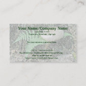 Fern & paddenstoel op Stump Visitekaartje (Voorkant)