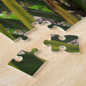 fern patroonpuzzel groen op groen legpuzzel (Zijkant)