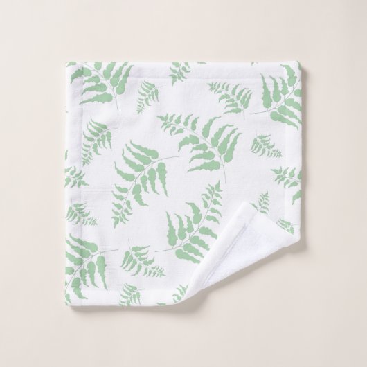 Fern Pattern Bad Handdoek (Wasdoekje)