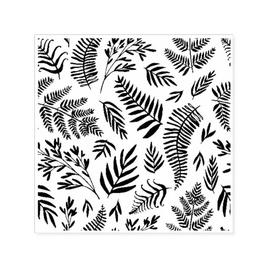 Fern Pattern, Nature Plant Garden Art Zelfinktende Stempel (Design)