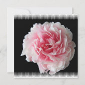 Fern Peony Invitation Kaart (Voorkant)