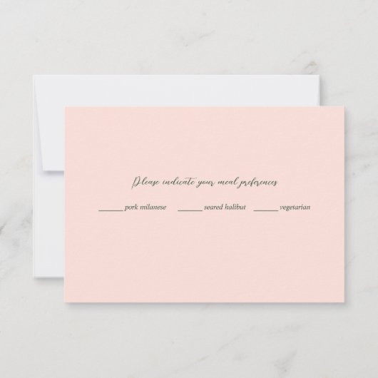 Fern Pepper Tree laat tuinroze Rsvp (Achterkant)