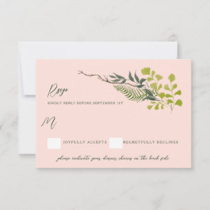 Fern Pepper Tree laat tuinroze Rsvp