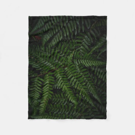 Fern plant fleece deken (Voorkant)