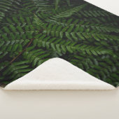 Fern plant sherpa deken (3/4)