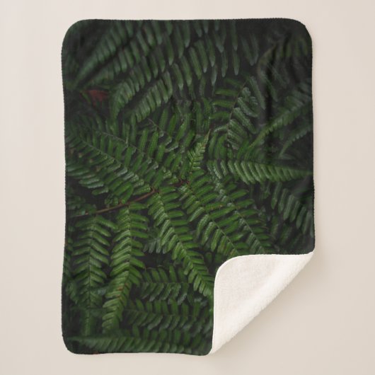 Fern plant sherpa deken (Voorkant)