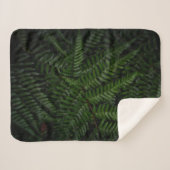 Fern plant sherpa deken (Voorkant (horizontaal))