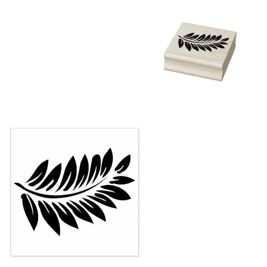 Fern Rubber Stamp Rubberstempel (Gestempeld)