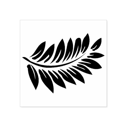 Fern Rubber Stamp Rubberstempel (Afrduk)