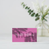 Fern shade Makeup artist Business Card Visitekaartje (Staand voorkant)