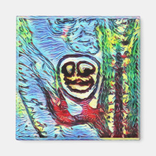 Fern Spores "glimlachen" Magnet