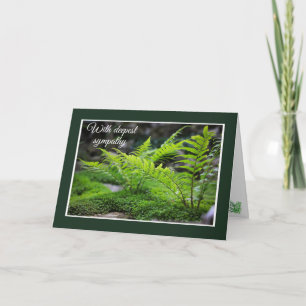 Fern Sympathy Kaart