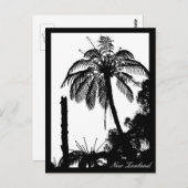 Fern Tree Forest, Silver Fern, natuur Nieuw-Zeelan Briefkaart (Voorkant / Achterkant)