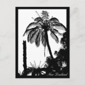 Fern Tree Forest, Silver Fern, natuur Nieuw-Zeelan Briefkaart (Voorkant)