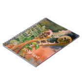 Fern Unfurling Waterverf Fine Art Notitieboek (Linkerzijde)