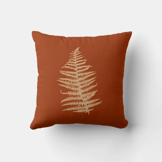 Fern verlaat de Herfst in de herfst Kussen (Achterkant)