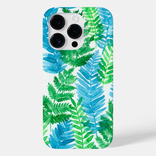 Fern waterverf Case-Mate iPhone case (Achterkant)