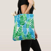 Fern waterverf tote bag (Dichtbij)