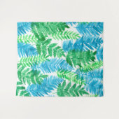 Fern waterverf wandkleed (Voorkant (horizontaal))