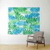 Fern waterverf wandkleed (In Situ (horizontaal))