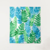 Fern waterverf wandkleed (Voorkant)