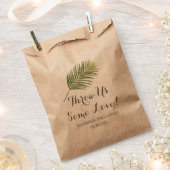 Fern Wedding Petal Toss of Confetti Favor Bags Bedankzakje (Geknipt)