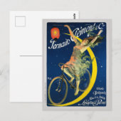Fernand Clément & Cie Bicycles Vintage Poster Briefkaart (Voorkant / Achterkant)