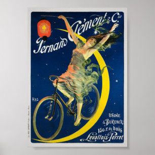 Fernand Clément & Cie Fietsen Oude Poster
