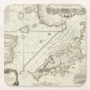 Fernand de Noronha Island Kartonnen Onderzetters