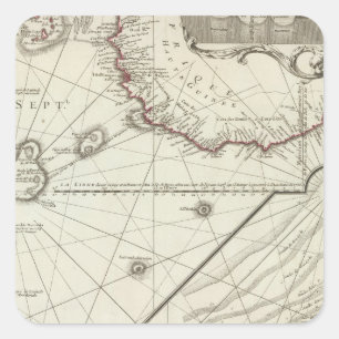 Fernand de Noronha Island Vierkante Sticker