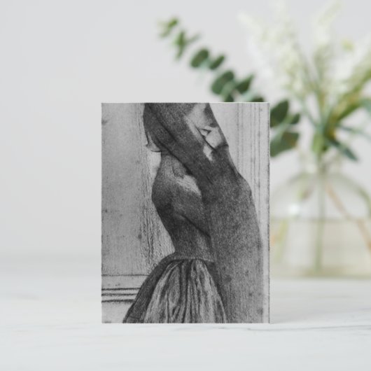 Fernand Khnopff - De sluier Briefkaart (Staand voorkant)