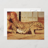 Fernand Khnopff - De tederheid van de neushoorn Briefkaart (Voorkant / Achterkant)